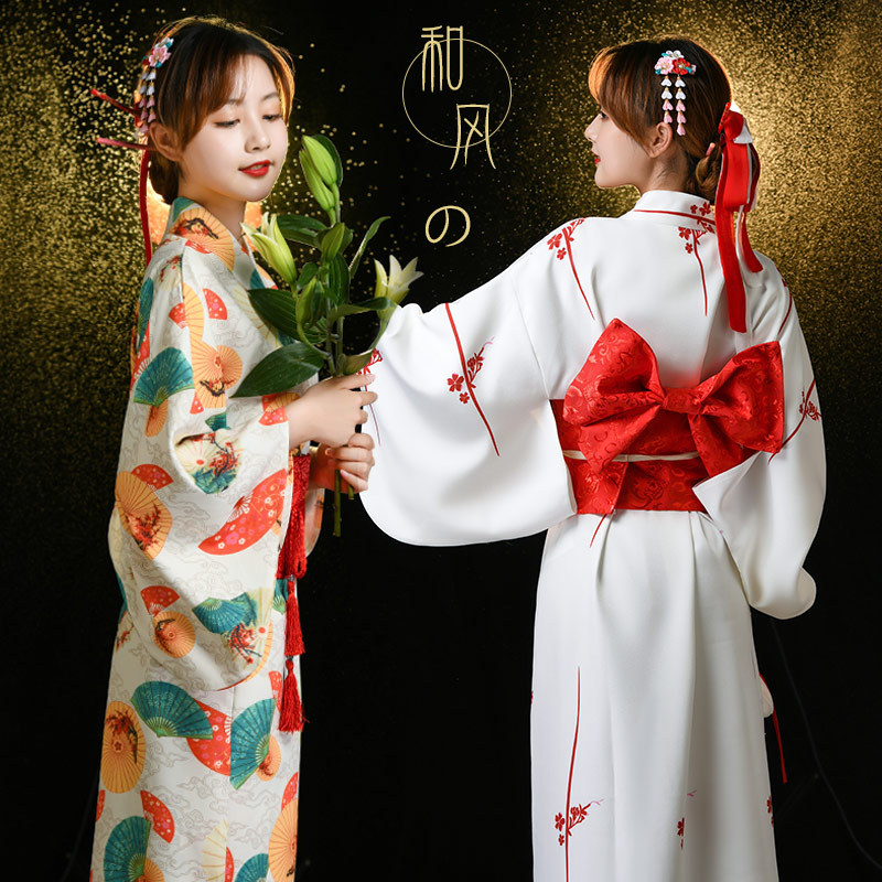 Women'S Formal Traditional Wear - อะนิเมะคอสสไตล์ญี่ปุ่นชุดสาวเทพปรับปรุงชุดนอนญี่ปุ่นภาพแบบดั้งเดิมชุดกิโมโนผู้หญิงชุดทางการ
