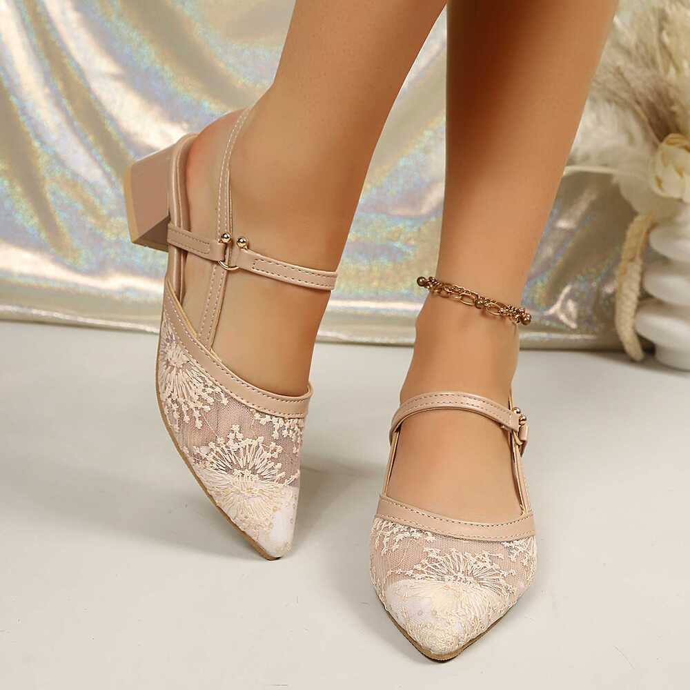 รองเท้าส้นสูงแบบสวมเปิดส้นสำหร - Slingback Heel Formal บทวิจารณ์และราคา
