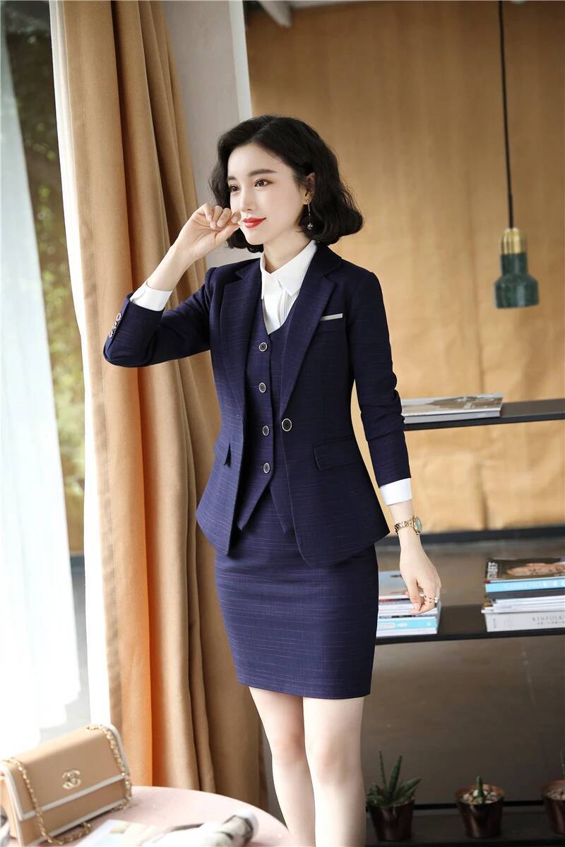ชุดสูทผู้หญิงสำหรับธุรกิจ ผ้าค - Women'S Formal Wear Pantsuits บทวิจารณ์และราคา