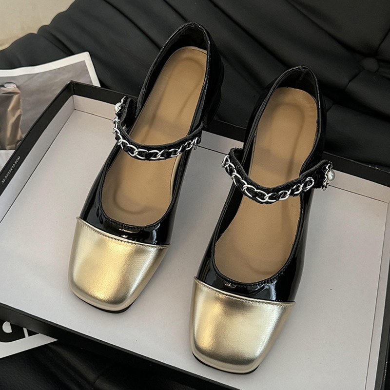 รองเท้าส้นสูงแบบหนาประดับมุก ร - Formal Women'S Wear บทวิจารณ์และราคา