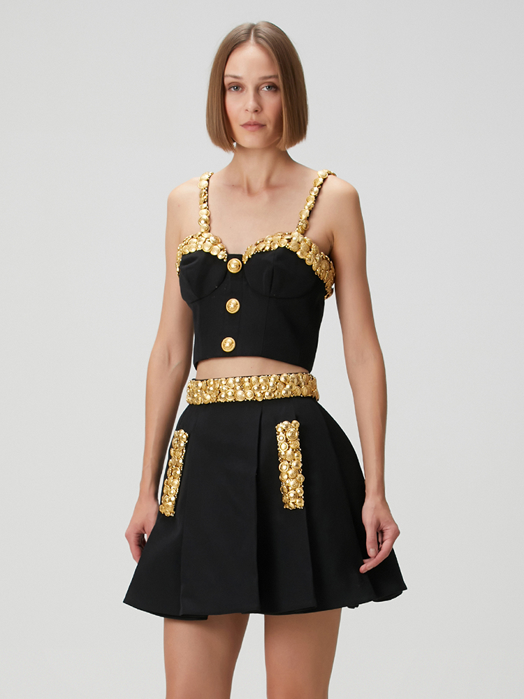 ชุดเดรสสองชิ้นสีดำ VC พร้อมกระ - Formal Women'S Wear บทวิจารณ์และราคา