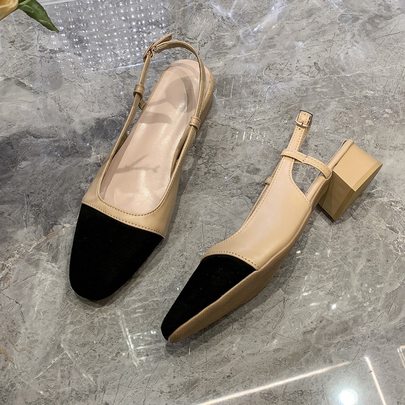 Patchwork หนังหนังผู้หญิงรองเท - Slingback Heel Formal บทวิจารณ์และราคา
