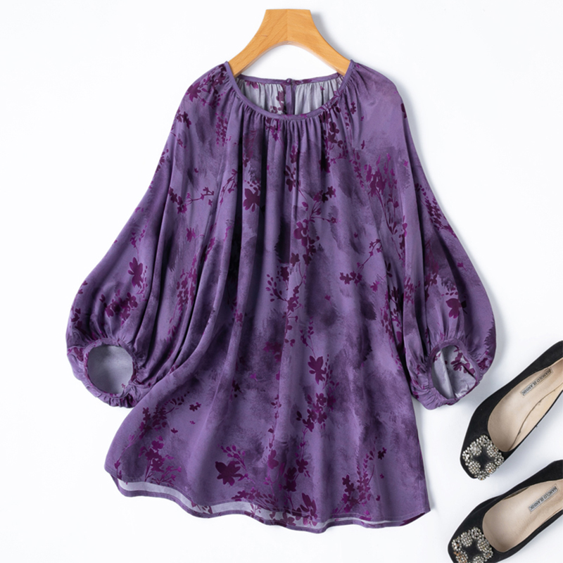 ผู้หญิงผ้าไหมเสื้อ 100% หม่อนC - Silk Blouse Button บทวิจารณ์และราคา