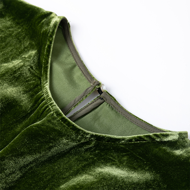 เสื้อผู้หญิงผ้าไหมกำมะหยี่ ซับ - Silk Blouse Button บทวิจารณ์และราคา
