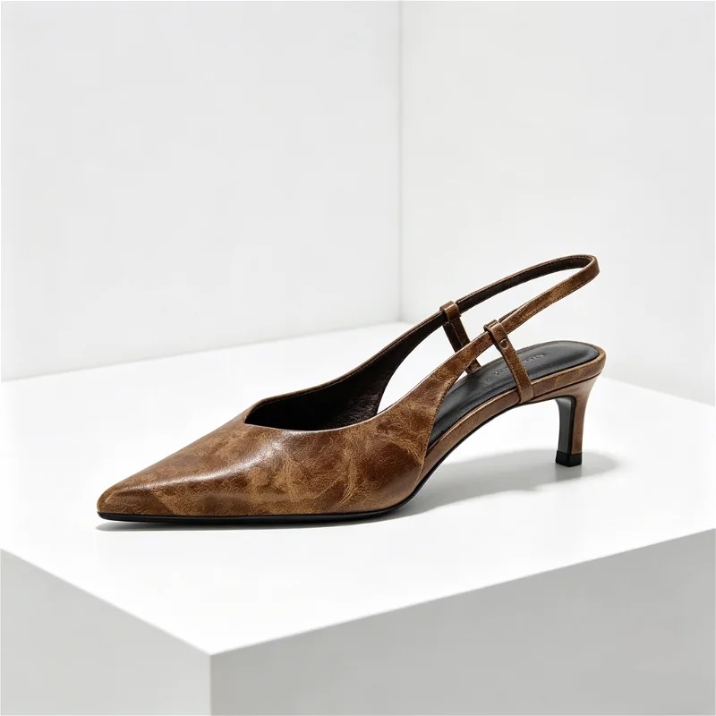 รองเท้าส้นสูงแบบมีสายรัดส้น ดี - Slingback Heel Formal บทวิจารณ์และราคา